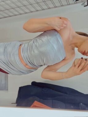 Silver skirt